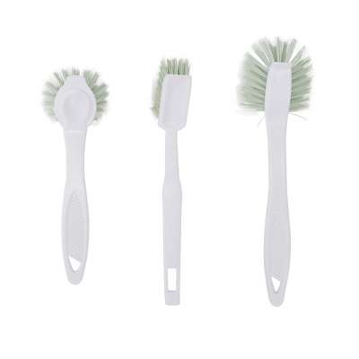 Three-pieces Kitchen Cleaning Brush PP Loop Dish Brush